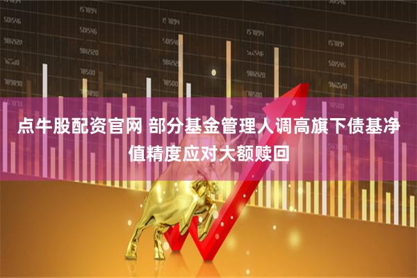 点牛股配资官网 部分基金管理人调高旗下债基净值精度应对大额赎回