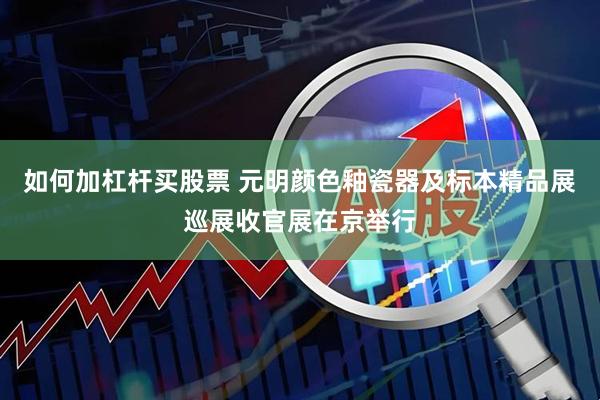 如何加杠杆买股票 元明颜色釉瓷器及标本精品展巡展收官展在京举行
